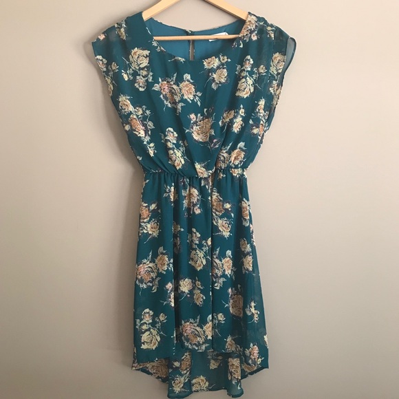 dark green summer dress